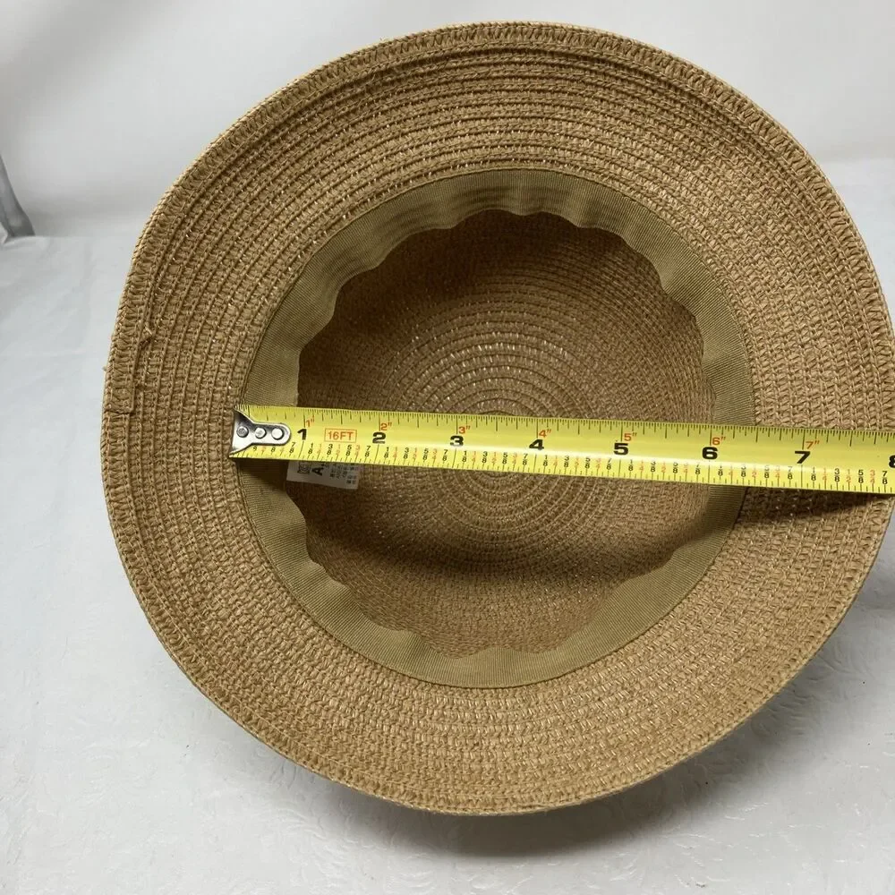 A. Kurtz Embellished Bunny Sun Hat YOUTH BOYS GIRLS Ears Face Faux Straw